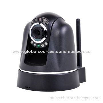 Wireless Indoor Cheap IP Camera for Day/Night, 1/4-inch CMOS Sensor
